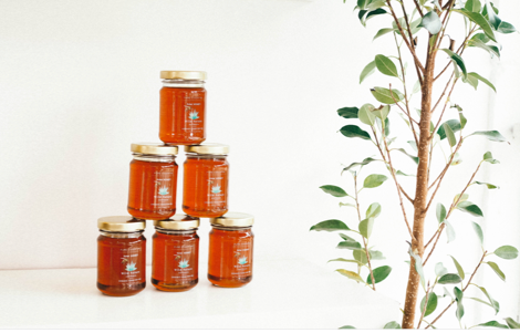 organic honey harvest