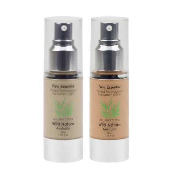 Liquid Foundation Suncare OLIVE + LIGHT (2 Colours to Blend)
