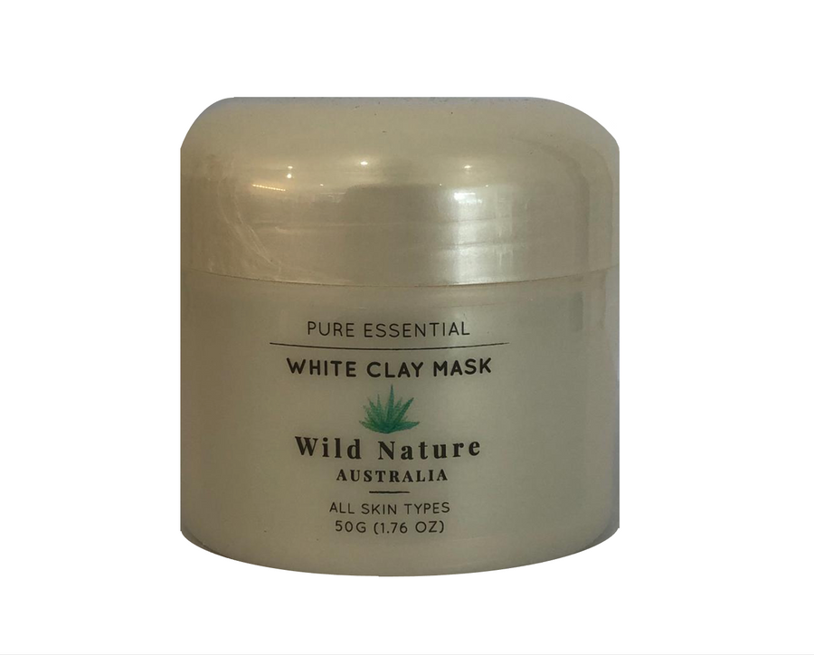WHITE Organic Clay Mask